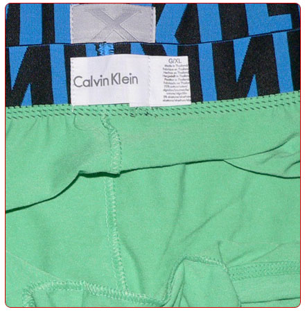 Boxer Calvin Klein Hombre X Azul Verde - Haga un click en la imagen para cerrar